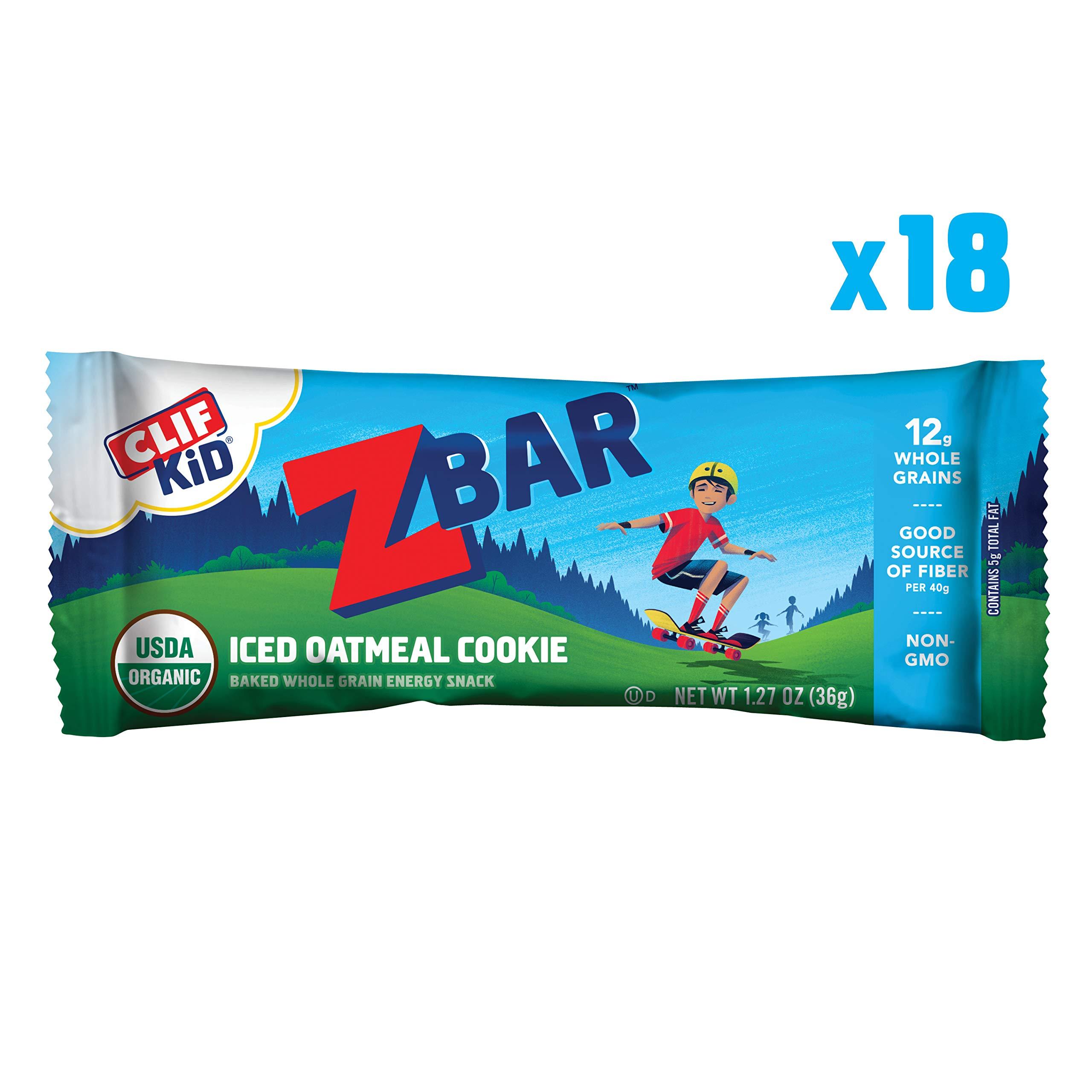 CLIF KID ZBAR Organic Granola Bars Iced Oatmeal Cookie (1.27